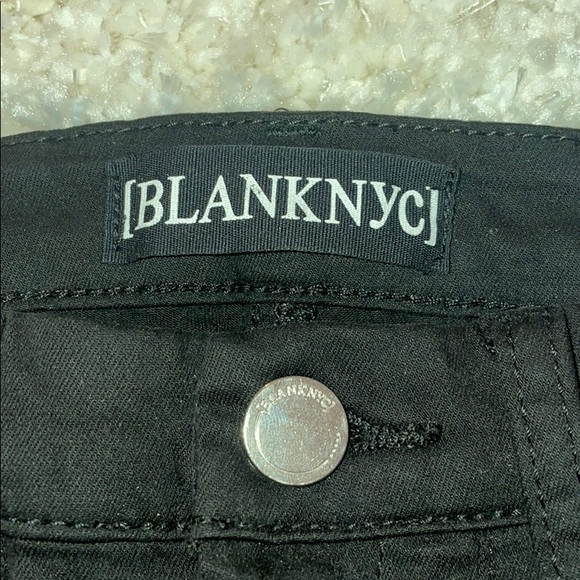 Blank NYC skinny jeans with silver hardware - Picture 3 of 4